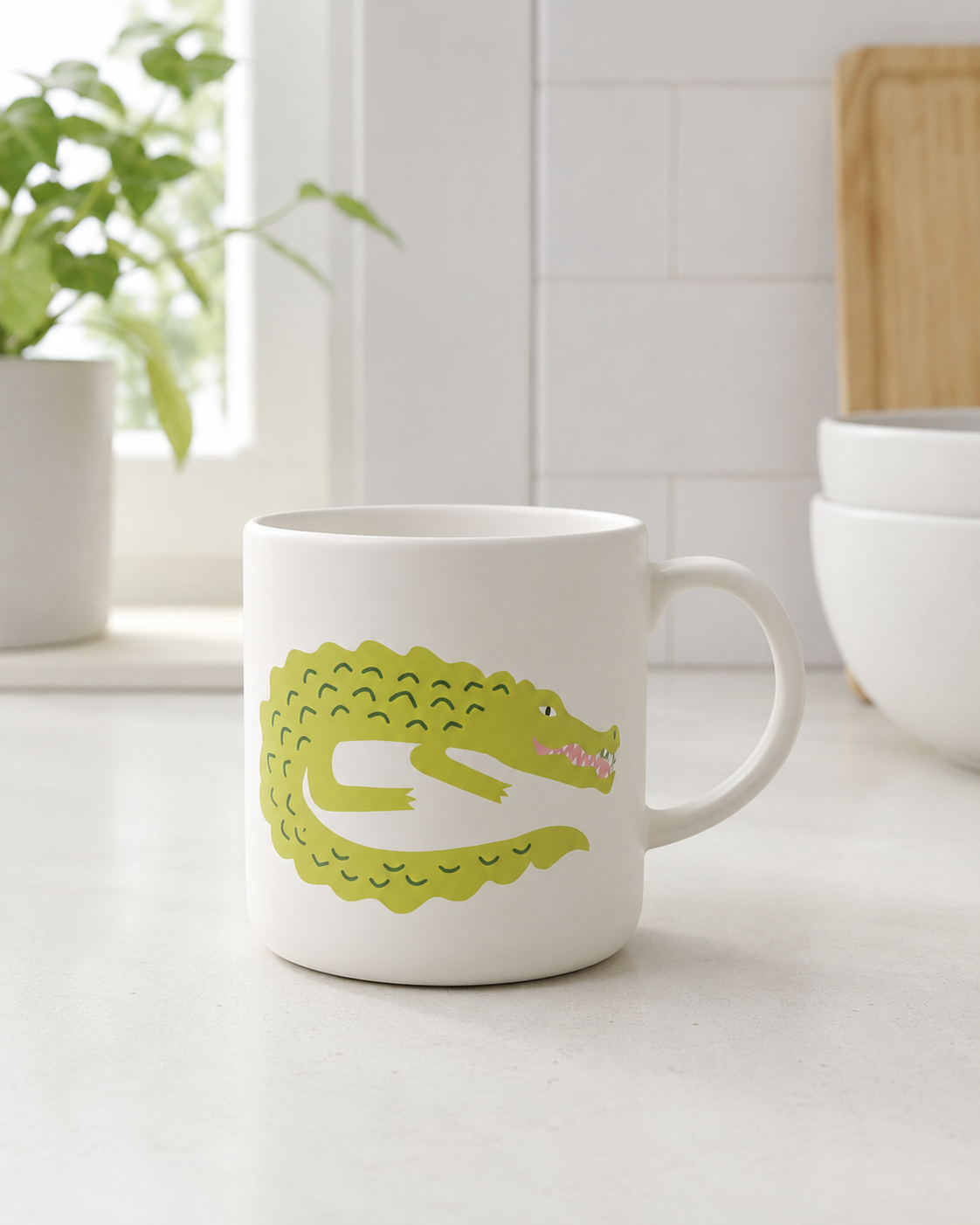 Vishwamitri Enamel Mug, side
