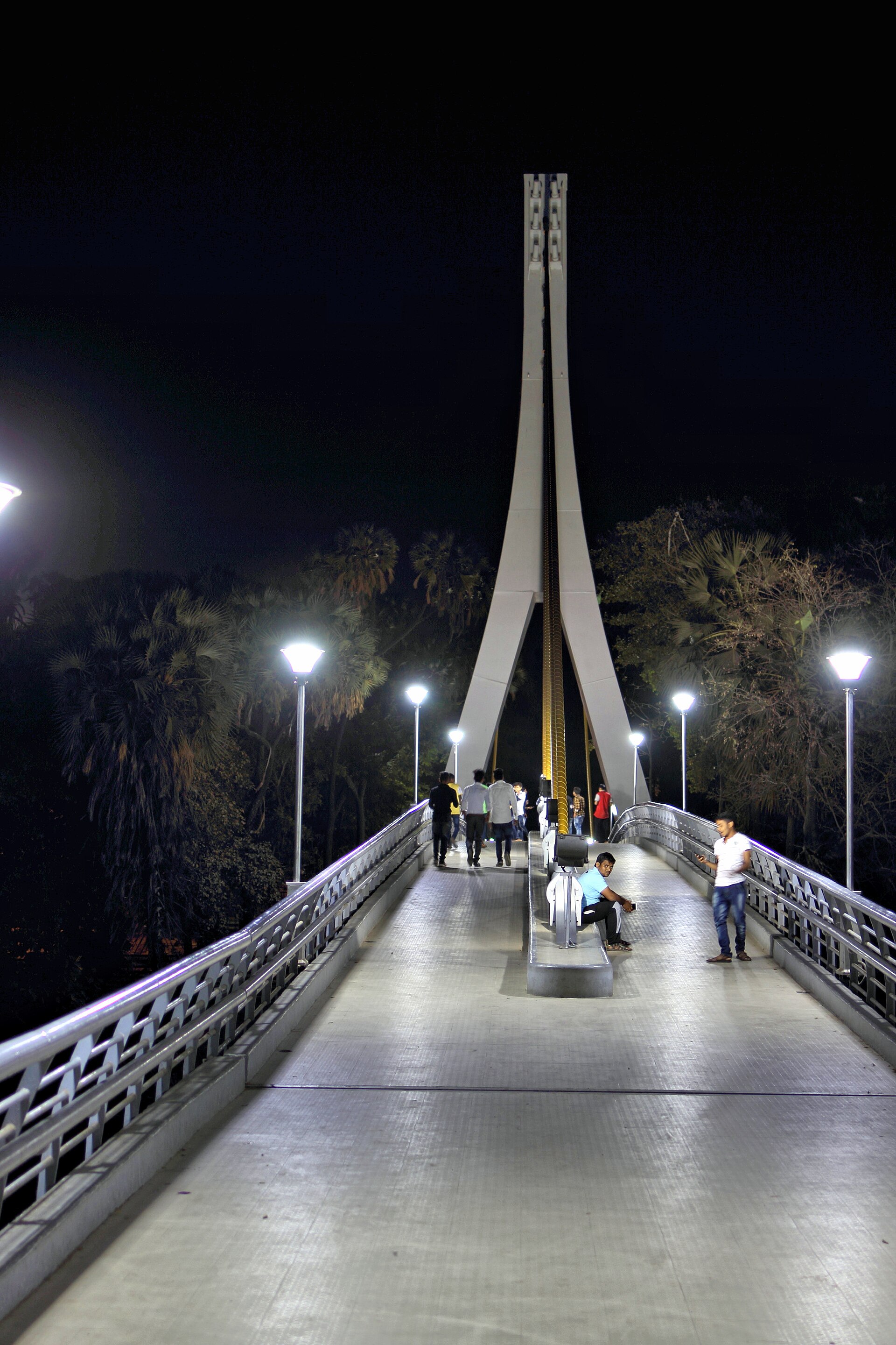 The bridge at Sayaji Garden, Vadodara